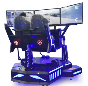 Simulateur de conduite original 9D VR, machine de course six axes à trois écrans, jeu de course automobile à monnayeur pour centre commercial intérieur - Product Image 1