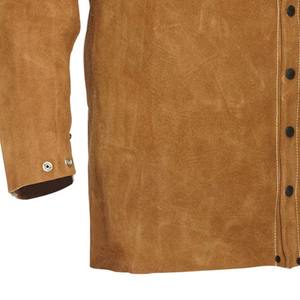 Traje de soldadura de cuero dividido resistente al calor de manga larga Chaquetas y pantalones de trabajo de seguridad con alta protección - Product Image 6