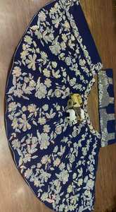 Indian Ethnic Faux Georgette Nupcial Boda Vestido Rosa Heavy Digital Print Espejo Lentejuelas Bordado Lehenga Choli Dupatta Net - Product Image 6