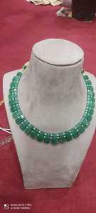 Collar de cuentas de piedra preciosa de Aventurina Natural facetada de un solo lado, un accesorio único y elegante - Product Image 5