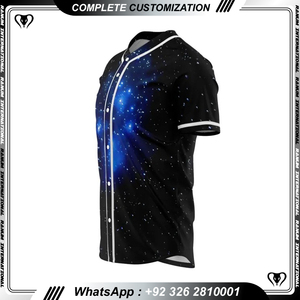 Maillots de baseball respirants à vente chaude avec options de mise en page personnalisées - Product Image 3