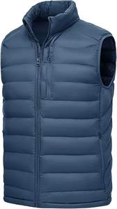 Vestes matelassées légères coupe-vent pour hommes 2025, manches longues, rembourrage intégral, fermeture éclair personnalisée, coque souple, style boxy, matelassées - Product Image 2