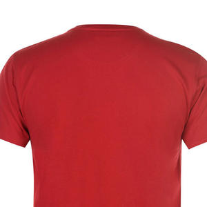 Camisetas informales extragrandes/ajustadas de algodón 100% para hombre, camisetas de peso pesado, patrón sólido, tela transpirable, diseño personalizable, cuello redondo - Product Image 6