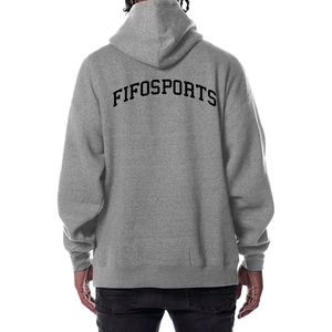 Sweat à capuche en éponge française brodé OEM 500 GSM pour hommes pull grande taille 100% coton vente en gros de sweats surdimensionnés - Product Image 2