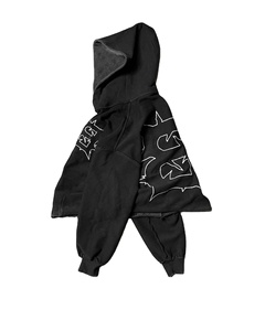 Oversized Zip up Custom Wholesale Cropped Distressed <b>Applique</b> Embroidered Hoodie <b>Applique</b> Distressed Pullover Patch Hoodie - Product Image 6