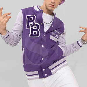 Veste universitaire pour hommes de super qualité Design personnalisé avec manches longues col à capuche laine et tissu en toile Style Letterman - Product Image 4