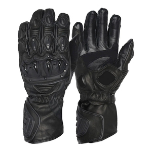 Guantes de Protección Completa para Manos de Alta Calidad, Recubiertos de Poliuretano, de Cuero Azul y Blanco, Antideslizantes, para Montar al Aire Libre, Unisex, con Cierre de Gancho y Bucle - Product Image 3