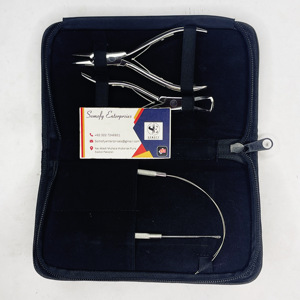 Kit de herramientas de extensiones de cabello de color personalizado de alta calidad Kits de extensión de cabello de etiqueta privada completamente pulida con estuche duradero - Product Image 3