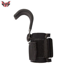 Nouvelle vente crochets de levage en métal noir de couleur unie meilleur crochet de levage de poids en néoprène de puissance en vente maintenant - Product Image 6