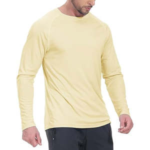 Ropa de pesca Camisas de color sólido Ropa de pesca para hombres Sublimación Transpirable UPF 50 + Camisas de pesca Protección solar UPF - Product Image 3