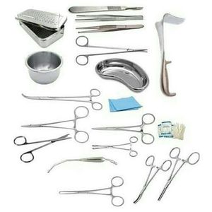 Kit de Cirugía Mayor A.R.I de 15 Piezas - Juego de Instrumentos Quirúrgicos de Acero Inoxidable Premium con Bandeja de Esterilización y Plato Renal, Certificado CE - Product Image 3