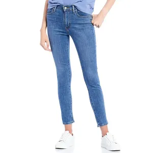 Calças jeans femininas cintura alta, calças jeans para mulheres, esportes marginais, 2023