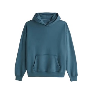 Pull à capuche d'hiver personnalisé pour homme, coupe régulière, style streetwear, lourd, respirant, avec boutons, couleur unie, vente en gros - Product Image 5