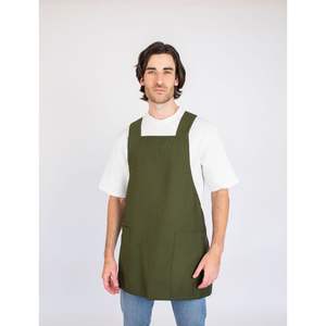 Delantal Infantil Personalizado Odaiba Verde, Impermeable, de Lona de Algodón, para Limpieza, Jardinería, Uso Doméstico, Cocina y Servicio de Alimentos - Product Image 6