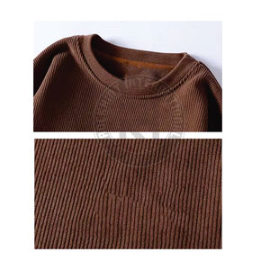 Sudaderas Holgadas de Algodón de Cuello Redondo, Estilo Urbano, Estampadas, de Invierno, de Polar Grueso de Alta Calidad, Personalizadas en Color, para Mujer - Product Image 2