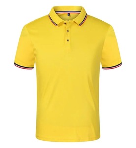 Golf à séchage rapide pour hommes personnalisé OEM pour T-shirts polo à manches courtes en polyester brodé Design tricoté sur mesure pour T-shirts polo - Product Image 5