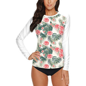 Rashguard pour femme sur mesure, sublimé, couleur personnalisée, logo personnalisé, respirant, spandex/polyester, design personnalisé - Product Image 1