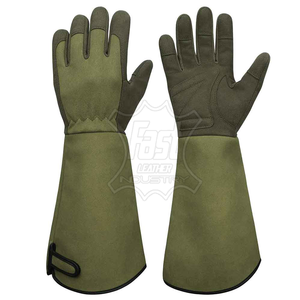 Guantes de jardinería con pantalla táctil, transpirables, flexibles, ideales para tareas de paisajismo, guantes de jardín impermeables con puño largo - Product Image 1