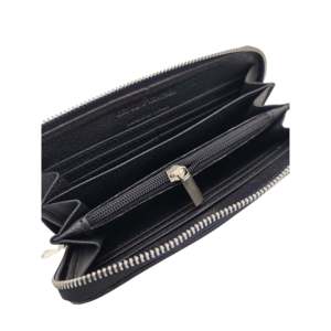 Portafoglio Lungo Strutturato in Vera Pelle Italiana con Chiusura a Cerniera, Multifunzionale, da Donna, Art. 26DOT01 - Product Image 4