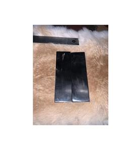 Écailles de corne de grain naturel - Matériau artisanal biologique, écologique et moderne pour la fabrication de manches de couteau de poche, offrant une traction visuelle et une chaleur organique - Product Image 6