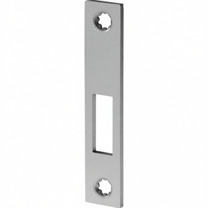 S413 Steel Strike Plate Silver 20mm Width X 105mm Length Square DIN Left/Right Flat BKS for Smart Blinds Shades & <b>Shutters</b> - Product Image 3