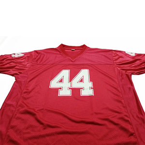 Diseño de alta calidad personalizado fútbol americano Jersey 100% poliéster fútbol americano Jersey con logotipos bordados personalizados - Product Image 6