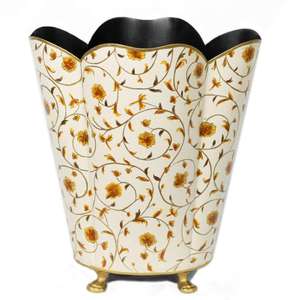 ถังขยะโลหะสำหรับใช้ในครัวเรือนแห้งถังขยะและถังถังถังทิ้งขยะสไตล์วินเทจ - Product Image 4