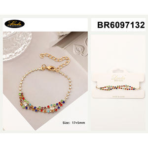 Trendy Religious <b>Gold</b> <b>Plated</b> Alloy Bracelet With Zircon Imitation Pearl For Wedding Party Gift Women's Fashion Jewelry - Product Image 4