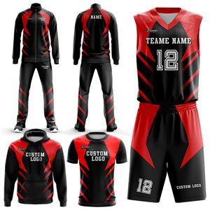 Tenue de basket-ball personnalisée, maillot de basket-ball de club, ensemble d'équipe personnalisé, uniforme - Product Image 1