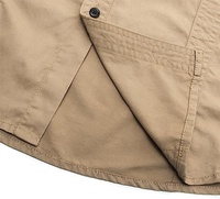 Vêtements pour hommes Chemise décontractée 100% coton à manches longues Plus Size Military Style Cargo Shirts Man Fall Clothing