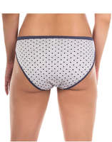 String léger et mignon pour filles, sexy, taille basse, respirant, en coton/polyester tricoté, imprimé, antibactérien, écologique