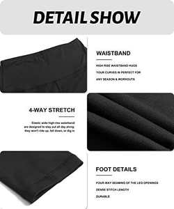 Mallas de Spandex para mujer de senderismo personalizadas de fábrica para correr, pantalones de cintura alta para mujer, pantalones de entrenamiento transpirables al por mayor - Product Image 2