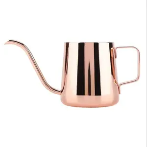 หม้อเสิร์ฟชานมสแตนเลสชุบทองแดง10ออนซ์สำหรับคาเฟ่ร้านอาหารโรงแรม - Product Image 4