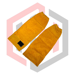 Mangas de Soldadura de Cuero de Alta Calidad de 7 oz y 14 Pulgadas, Resistentes al Calor, al Fuego y a las Llamas, Protección para Brazos, Antiestáticas, para Soldadores - Product Image 3