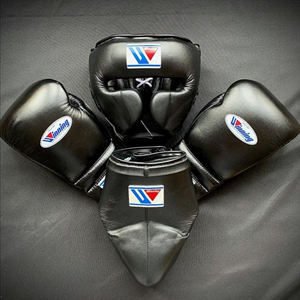 Customizable High Quality Leather Winning Boxing <b>Set</b> for Martial Arts & Fitness Training Including Gloves & Full Finger <b>Gear</b> - Product Image 3