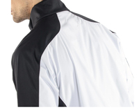 Veste coupe-vent imperméable pour le golf, impression personnalisée, couleurs mélangées, à capuche, légère, respirante, séchage rapide, pour homme
