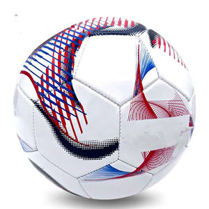 Ballon de football promotionnel en PVC de qualité supérieure, impression de logo personnalisée, sport, ballon de football pakistanais en cuir PU neuf, cuir PU personnalisé - Product Image 2