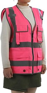 Gran oferta, chaleco de seguridad de nivel profesional con bolsillos, ropa de trabajo de seguridad de alta visibilidad, chaquetas de poliéster 100% - Product Image 2