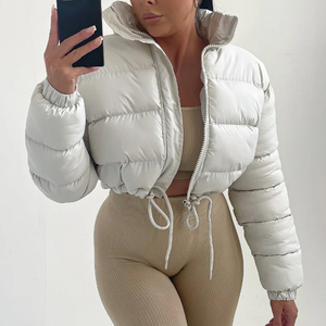 Veste matelassée grande taille pour femmes Manteaux à bulles Veste décontractée à la mode Vestes d'hiver matelassées et chaudes - Product Image 5