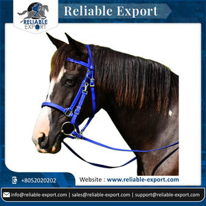 Brida de caballo de cuero inglés duradera de alta calidad tamaño personalizado Bio PVC Thane con costuras elegantes para carreras - Product Image 2