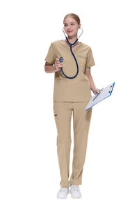 Combinaison de travail unisexe à manches courtes de qualité supérieure, taille standard, col montant, couleur unie, vente en ligne, combinaison de travail unisexe - Product Image 6