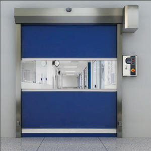 Coupe-vent <span class=keywords><strong>à</strong></span> faible bruit électrique sans poussière atelier doux enrouler <span class=keywords><strong>porte</strong></span> levage rapide PVC haute vitesse <span class=keywords><strong>porte</strong></span> fournisseur - Product Image 4