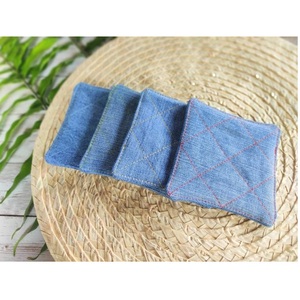 American Design <b>Round</b> Shape Soft <b>Cloth</b> Elegant Linen Coaster for Home Restaurant <b>Table</b> Coaster - Product Image 3