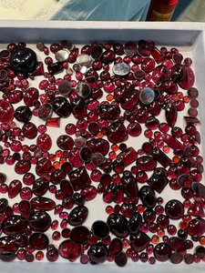 Igi อัญมณีโกเมนสีแดงตัดแบบหลวมคริสตัลควอตซ์โอปอลทรงรีลูกแพร์ได้รับการรับรองจากหลายรูปทรงและหลายขนาด - Product Image 2