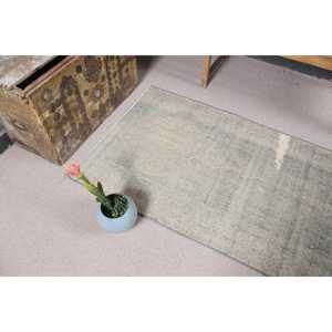 พรมตุรกีวินเทจ ขนาด 2.9x5.3 ฟุต พรมตกแต่งลายทางสีเทา - Product Image 4