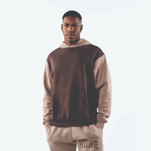 Sudadera con capucha con dobladillo crudo recortada de algodón 100% unisex, estampado de soplo pesado personalizado, bordado sin cuerda, Terry francés, liso en blanco - Product Image 1