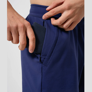 OEM Men's Casual <b>Low</b> <b>Waist</b> Bermuda <b>Shorts</b> Cotton-Blend Solid Pattern Knitted Fabric with Elastic <b>Waist</b> Closure - Product Image 5