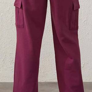 Vente en gros de pantalons de jogging 100% coton personnalisés pour femmes, meilleures ventes OEM, vêtements décontractés de style urbain pour femmes, pantalons et pantalons à vendre - Product Image 4