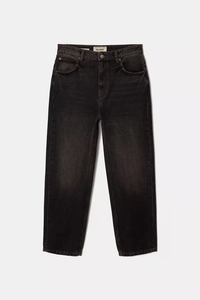 Pantalones Vaqueros Holgados de Mezclilla Negra Personalizados de Moda para Hombre, Pantalones Vaqueros Holgados de Mezclilla 100% Algodón, Estilo Oversize para Patinar - Product Image 4