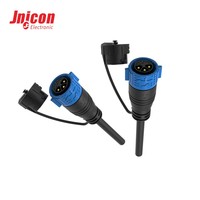 30A 5A 3+8 Pin Hybrid Wasserdichter Steckverbinder M25 Push-Lock IP67 Übermoldete Kabelkonfektion für BMS Signalübertragung CE TUV